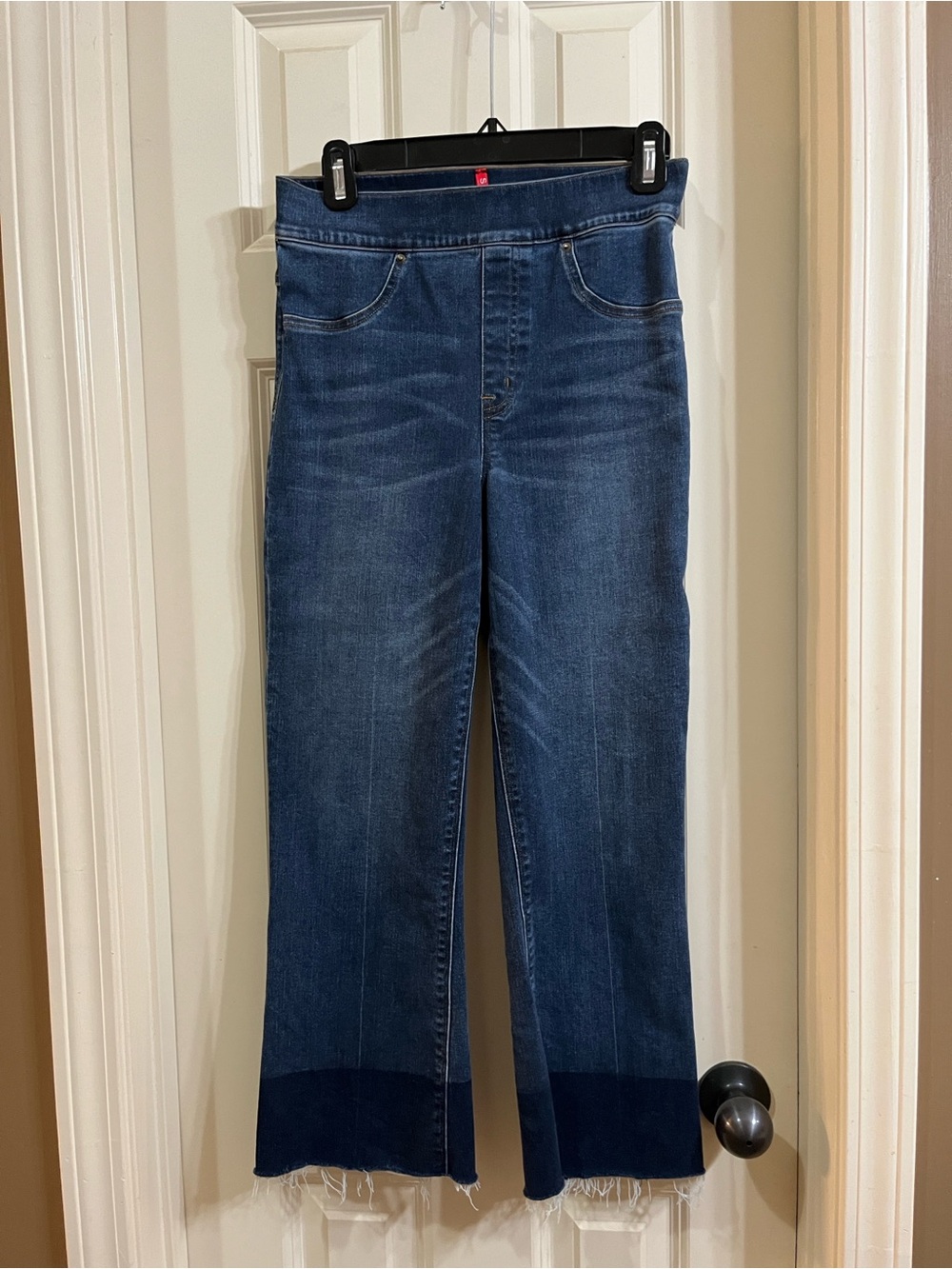 Spanx Dark Blue Stretch Pull-On Jeans Size small